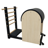 Machine de Pilates Ladder Barrel en érable de qualité supérieure avec support métallique robuste pour l'entraînement en studio et à domicile