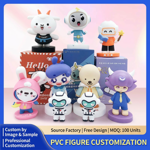 ฟิกเกอร์ PVC 3 มิติ กล่องสุ่มของเล่นลึกลับ ตุ๊กตาหุ่นยางนิ่ม ของตกแต่งโต๊ะทำงาน ของเล่นไวนิลอาร์ต ของสะสม PVC แบบกำหนดเองได้ - Product Image 1