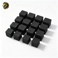 Charbon de chicha écologique en coque de noix de coco, haute densité et pureté, fourni par le fabricant BLACKLION pour chicha et narguilé