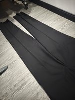 Pantalon décontracté pour homme, coupe slim, jambe droite, style mature léger, uni, pantalon long léger, pantalon pour homme