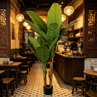 Großhandel Partydekoration Künstlicher Bananenbaum Tropische Kunstbaum-Dekorationen für Zuhause Büro Bar Hotel Lobby Garten