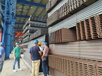Service de raccordement de poutres en acier laminé à chaud Q235 sur mesure pour la construction