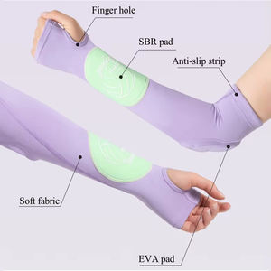 Manchons <span class=keywords><strong>de</strong></span> bras pour le volley-ball, 2 pièces, manchons rembourrés, protège-bras avec coussinets <span class=keywords><strong>de</strong></span> protection et trou pour le pouce, pour adolescents et adultes, usage récréatif - Product Image 6