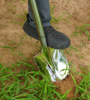 Pelles à manche en D de haute qualité, qualité industrielle, entièrement en acier inoxydable, pour le jardinage, le camping, l'agriculture