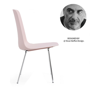 Lujo moderno Oficina hogar silla sofá para comedor acero metal gris cuero tela plástico comedor silla - Product Image 4