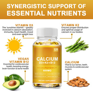 OEM/ODM 400มก. 4 in 1<span class=keywords><strong>แค</strong></span>ปซูล<span class=keywords><strong>แค</strong></span><span class=keywords><strong>ล</strong></span>เซียมซอฟต์เจ<span class=keywords><strong>ล</strong></span>พร้อมวิตามิน D3 K2อาหารเสริม B12<span class=keywords><strong>สำหรับ</strong></span>กระดูกและสุขภาพภูมิคุ้มกัน - Product Image 3