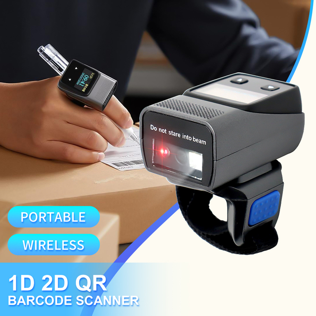 GTCODESTAR GT-S113B Barcode Scanner Portable 2D Barcode Scanner Wireless Barcode Reader 1D QR Code for Supermarket