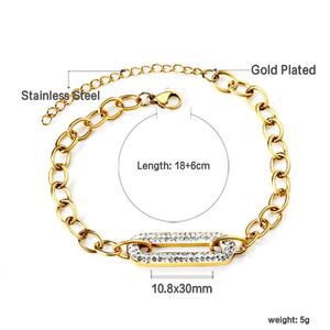 Wholesale High Quality Anti Tarnish Waterproof 18k <b>Gold</b> <b>Plated</b> Stainless Steel Fine Fashion Bracelets <b>Bangles</b> for Women - Product Image 4