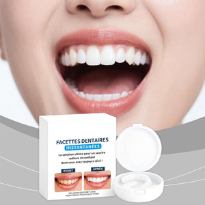 Prothèses dentaires ajustables à clipser pour améliorer l'esthétique du sourire, en silicone confortable, pour adultes, kit de beauté dentaire à domicile - Product Image 1