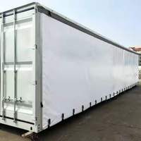 Bâche de abri de camion étanche, personnalisée, couvertures de cargaison pour rideau latéral, bâche en Pvc, cantine de couverture pour remorque de camion