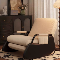 Chaise de salon confortable de conception nouvelle, chaise à bascule pour déjeuner et détente sur le balcon