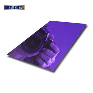 1200 Hotsalemetal x 2400 lamiera di acciaio inossidabile oro specchio con finitura a specchio viola 304l produttore di lamiere di acciaio inossidabile - Product Image 6