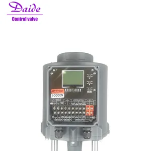 Válvula de controle bidirecional motorizada integral proporcional de 2 polegadas, aço carbono A216 WCB, fluxo de água de pressão DC24V 0-10V