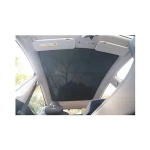 Glass Roof Car Sunshade For Tesla Model Y Sunroof Shade Sun Visor Top Window Mesh Curtain Protective