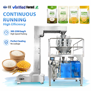 Professional Supplier Doypack <b>Packing</b> Machine Rice <b>Wheat</b> Corn Grain Food Premade Bag Filling Sealing Machine - Product Image 1