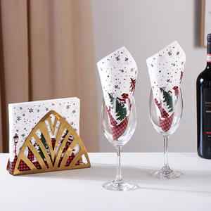 Prêt à expédier serviettes <span class=keywords><strong>en</strong></span> papier <span class=keywords><strong>de</strong></span> soie arbre décoratif père noël joyeux noël 2 plis 1/4 pli imprimé <span class=keywords><strong>serviette</strong></span> <span class=keywords><strong>de</strong></span> <span class=keywords><strong>table</strong></span> - Product Image 4