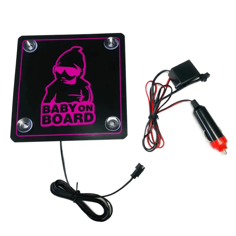 led flashing car sticker