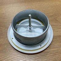 Soupape ronde de disque en métal de couleur blanche d'aération d'alimentation de conduit de plafond de CVC