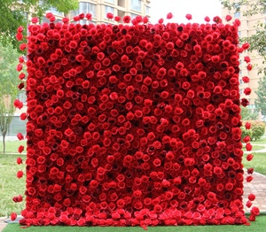 แผง8FT ติดผนังลายดอกไม้บล็อกทั้ง KEWEI-J601 * ผนังผนังผนังลายดอกไม้สีแดง8ft - Product Image 3