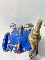 Vanne d'eau réglable 800X pour système de climatisation centrale Vanne de commande de dérivation différentielle de pression de chauffage par le sol