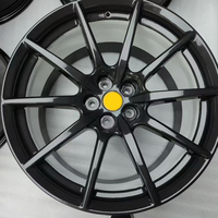 Velg Serat Karbon 20 Inci Untuk Ferrari SF90 & 296, Depan 9.5J ET43.3 Belakang 11.5J ET35.9, Spesifikasi OEM Pas Sempurna, Velg Karbon