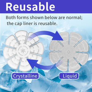 재사용 가능한 PCM 아이스 캡 쿨링 헤드 패치 헬멧용 남녀공용 스포츠 스타일 열성 편두통 및 더운 날씨에 효과적 - Product Image 6