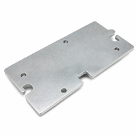 Pièces d'emboutissage de précision en tôle, support de montage en aluminium sur mesure, plaque de base, usinage CNC, OEM