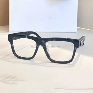 Gọng kính cận vuông không viền chất liệu acetate titan cao cấp, màu trắng, dành cho cả nam và nữ, có khả năng chống ánh sáng xanh, phủ lớp chống phản chiếu. - Product Image 3