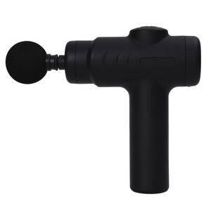 Mini pistolet de massage électrique noir, 12 niveaux de vitesse, moteur sans balais, rechargeable par USB, pour thérapie des tissus profonds de la taille, des jambes et du dos - Product Image 2