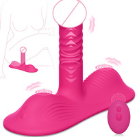 Professioneller Teleskopischer Reziproker Vibrator für Erwachsene, Kabelloses Ferngesteuertes Haptisches Pulsmodell