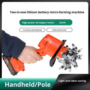 Outils de jardinage domestique sans fil Désherbeur de sol électrique <span class=keywords><strong>à</strong></span> main <span class=keywords><strong>Batterie</strong></span> au lithium DIY Cultivateur de jardin pour la plantation de pots de fleurs OEM - Product Image 5