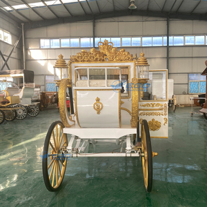 Chariot à chevaux électrique à quatre roues XCEGO pour les excursions touristiques de Noël en plein air, fabriqué dans le Henan - Product Image 3