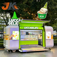 Camion de restauration mobile avec cuisine complète, mini-remorque alimentaire portable, utilisation pour la restauration rapide, les glaces et les restaurants