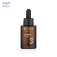 Flacons compte-gouttes d'huile capillaire à épaulement plat de 1oz Flacon en verre cosmétique de 30ml Flacon de sérum en verre ambré givré avec compte-gouttes noir