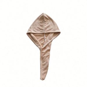 High Quality Customized Logo Super Absorbent Women Quick Dry <b>Wrapped</b> Drying Turban Cap Microfiber Hair Towel - Product Image 5