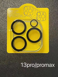 Para iPhone 16 Protector de lente de cámara transparente Protector de cobertura completa con vidrio templado de círculo negro para iPhone 15 14 16 <span class=keywords><strong>Pro</strong></span> Max - Product Image 4