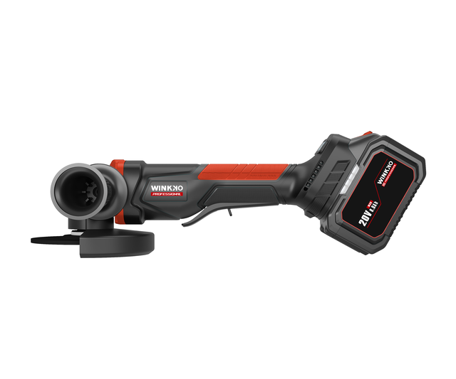 WINKKO Industrial 20V 300W Variable Speed Angle Grinder Cordless Tool Power Li-ion Brushless Accumulator Polisher Rechargeable