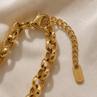Collier tendance en acier inoxydable plaqué or 18 carats avec chaîne « nez de cochon » 2026, prêt à être expédié en gros pour femmes et hommes
