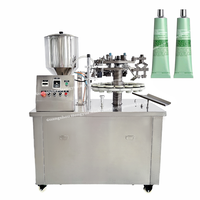Machine de remplissage et de scellage pliable pour tubes métalliques en aluminium, idéale pour les produits chimiques quotidiens, le dentifrice, la pâte et la crème