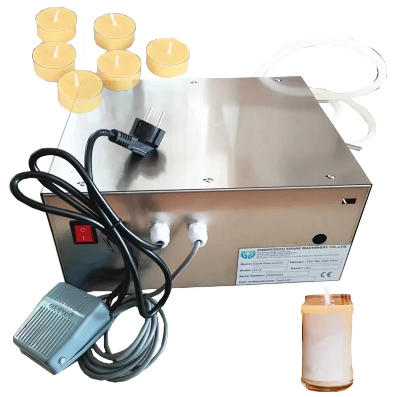 Fully automatic liquid wax melting filler machine candle filling machine
