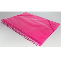 Fournitures de papeterie A4 PP couverture 30 feuilles affichage livre affichage Clearbook Transparent protecteur clair Document dossier
