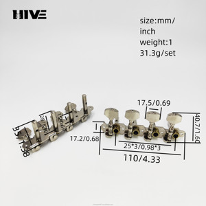 Wholesale Tuning Pegs, 8-<strong>string</strong> Mandolin Full Metal <strong>String</strong> Reel, Ethnic Classical <strong>Instrument</strong> Headstock Tuning Pegs - Product Image 2