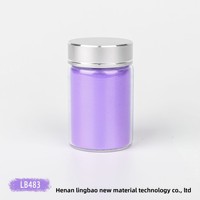 Pigment nacré caméléon pour revêtement plastique, peinture DIY faite à la main, poudre de paillettes fluide pour résine époxy cristalline, modèle 483, fabriqué aux États-Unis