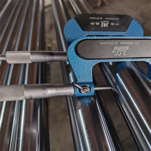 ก้านลูกสูบกระบอกสูบไฮดรอลิก1045 St52โครเมี่ยมแข็งขนาด100มม. ก้านชุบโครเมี่ยมกลวง180มม. สำหรับกระบอกสูบรถยก - Product Image 6