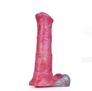 Yocy Nieuw Product 303G Netto Gewicht Bloederig Gekleurde Siliconen Ferghana Paard Mannelijke Haan Mouw Volwassen Seksspeeltje - Product Image 4