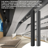 Sistema de Altavoces de Columna PA de Audio Profesional Activo POE-925B, Sistema de Sonido de Metal para Exteriores, Escenarios, Escuelas, Mezquitas y Salas de Conferencias