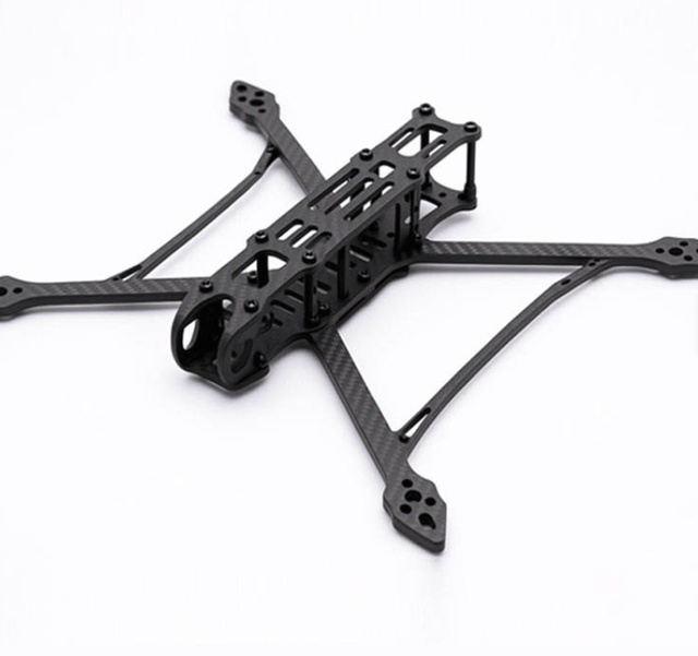 Carbon Fiber 3K Board Aerial Drone Frame Arm MARK4 V2-8inch Private Mold 230.35mm 278.52mm Size 214g 375mm Motor-to-Motor