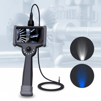 Cámara Boroscópica Industrial UV de 6 mm y 3,9 mm con Doble Fuente de Luz, Videoscopio para Revestimientos de Pintura, Capas Anticorrosivas, Detección de Defectos, IP67