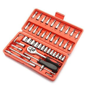 High Carbon Steel Household <b>Hand</b> <b>Tool</b> <b>Set</b> With Ratchet Wrench Hard Case-Rechargeable Battery OEM Customizable Hous - Product Image 2
