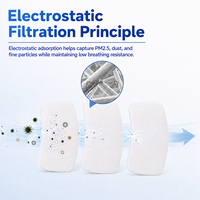 Filtro de Algodón 5N11CN N95 KN95, Filtro de Partículas Electrostático de Repuesto para Respirador, Polvo PM2.5 GB2626, Fábrica OEM